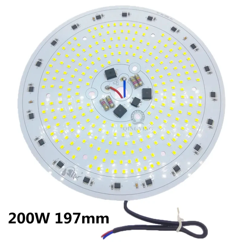 Super Bright AC220V High Bay Lamp Panel 80W 100W 150W 200W SMD2835 Full Power For Factory Garage Warehouse Industrial Lighting