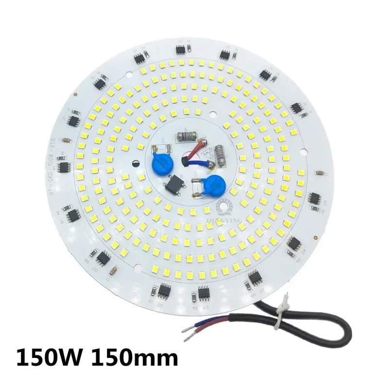 Super Bright AC220V High Bay Lamp Panel 80W 100W 150W 200W SMD2835 Full Power For Factory Garage Warehouse Industrial Lighting