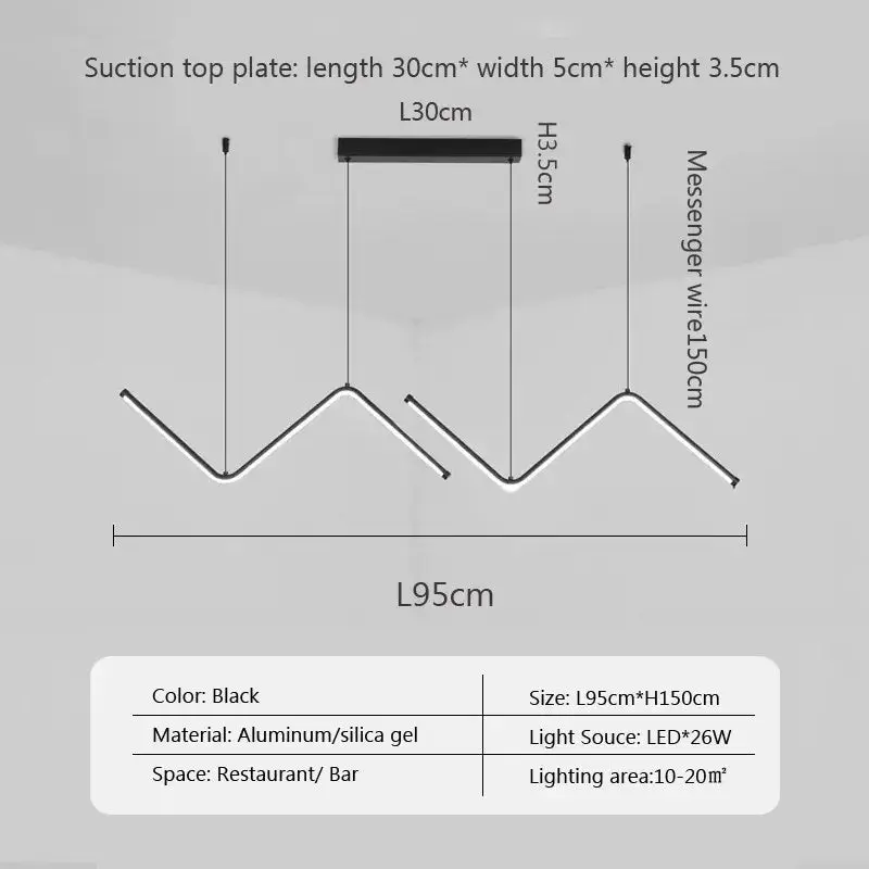 Modern LED Pendant Light Minimalist Chandelier For Dinning Room Kitchen Bar Restaurant Home Decor Led Lighting Remote Control