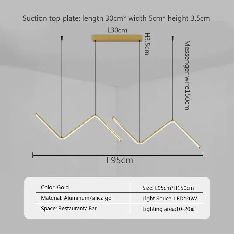 Modern LED Pendant Light Minimalist Chandelier For Dinning Room Kitchen Bar Restaurant Home Decor Led Lighting Remote Control