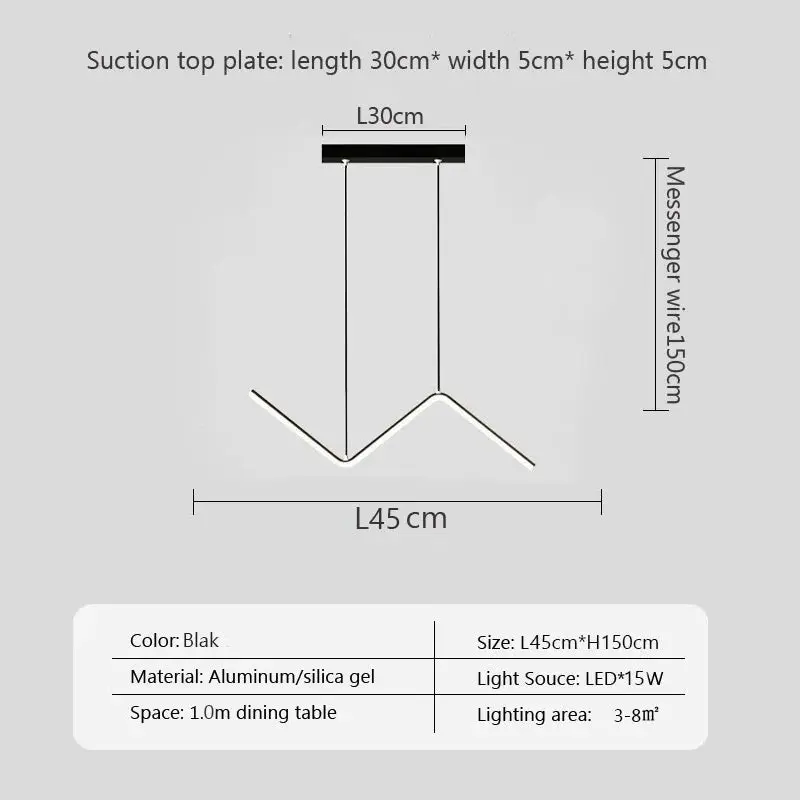 Modern LED Pendant Light Minimalist Chandelier For Dinning Room Kitchen Bar Restaurant Home Decor Led Lighting Remote Control