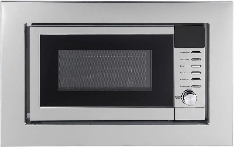 Amica Mikrowelle EMW 13184 E, Eingebaut Grill 20l 800W Edelstahl, Fassungsvermögen 20 l, Leistung 800 W, Mikrowellen, Knöpfe