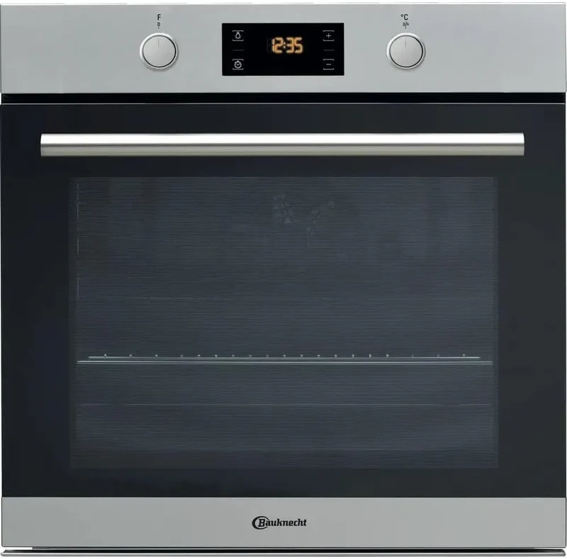 Bauknecht Backofen BAR2 KH8V2, hydrolytische Selbstreinigungsfunktion, Fassungsvermögen 71 L, IN Einbau, PowerHeißluft, Edelstahl ProTouch