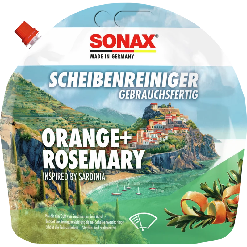 SONAX ScheibenReiniger gebrauchsfertig Orange+Rosemary