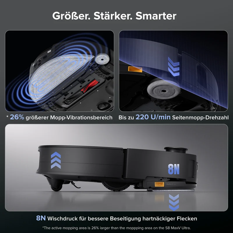 Roborock Saros 10 Saugroboter mit Dual Anti-Tangle System (verbessert von S8 MaxV Ultra)