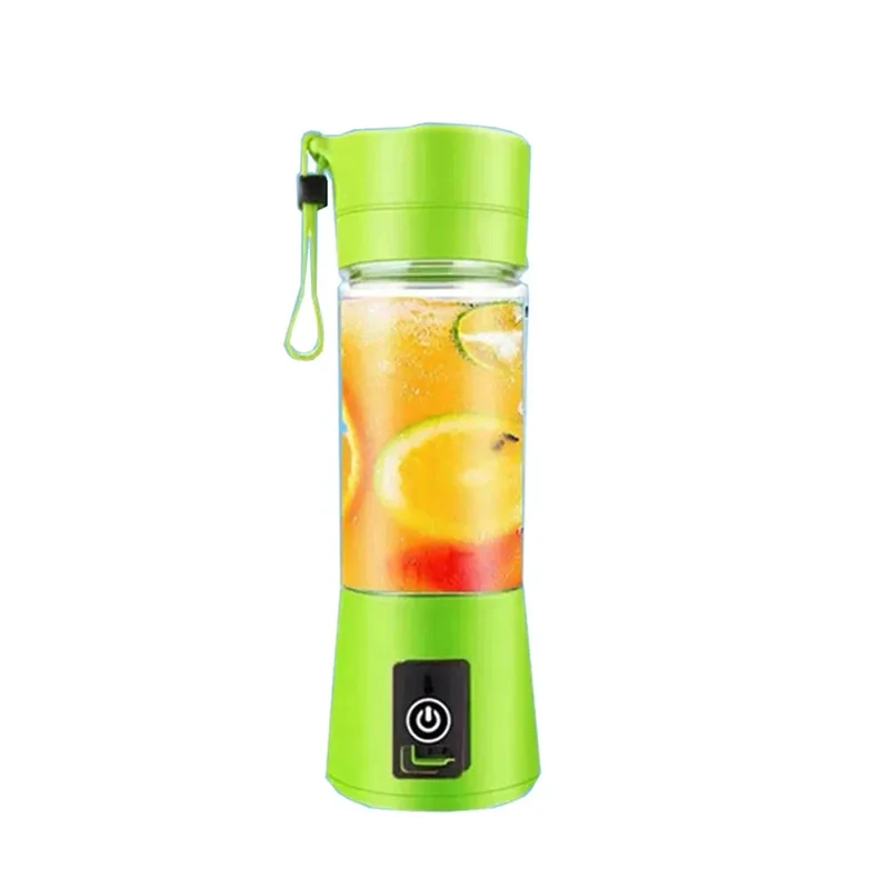 USB Rechargeable Portable Blender with 2-Blade Cutter – Mini Smoothie & Juicer Mixer