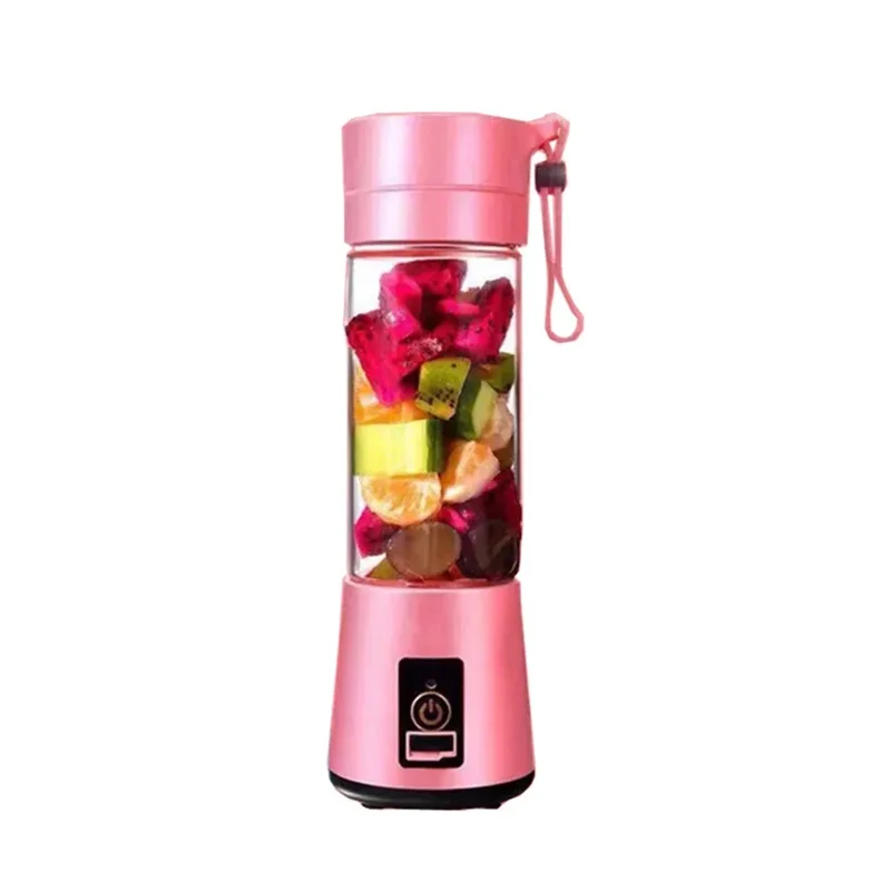 USB Rechargeable Portable Blender with 2-Blade Cutter – Mini Smoothie & Juicer Mixer