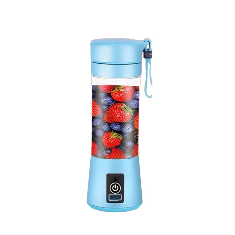 USB Rechargeable Portable Blender with 2-Blade Cutter – Mini Smoothie & Juicer Mixer