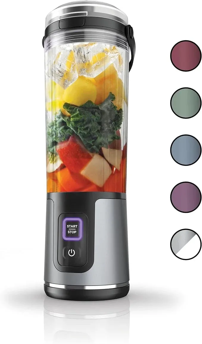 USB-C Rechargeable Portable Blender with Dishwasher Safe Parts