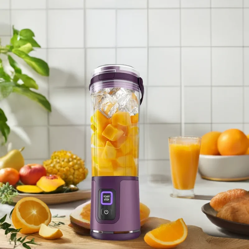 USB-C Rechargeable Portable Blender with Dishwasher Safe Parts
