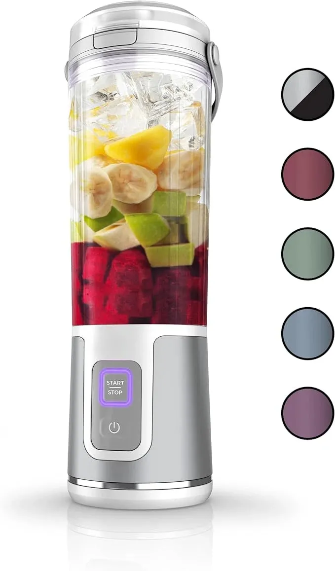 USB-C Rechargeable Portable Blender with Dishwasher Safe Parts