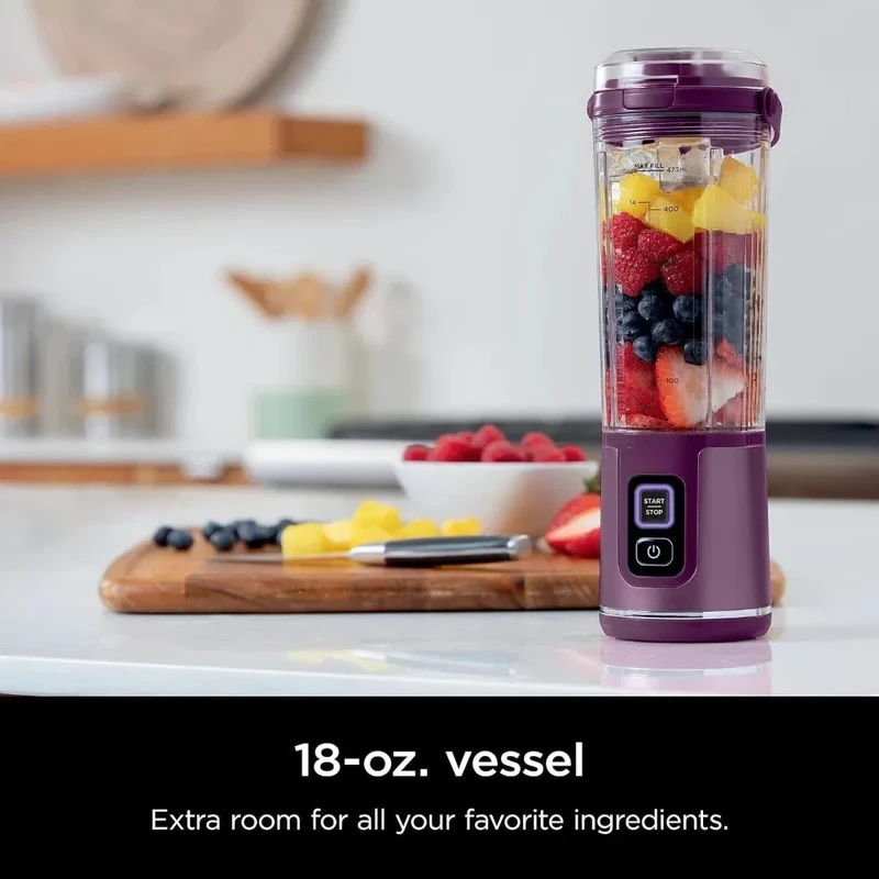 USB-C Rechargeable Portable Blender with Dishwasher Safe Parts