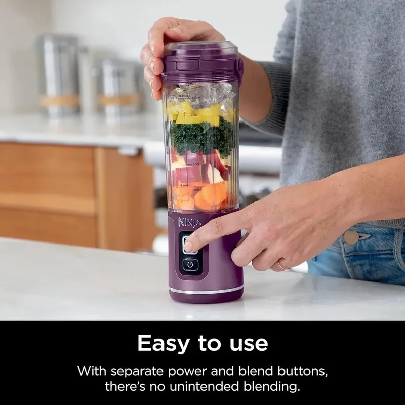 USB-C Rechargeable Portable Blender with Dishwasher Safe Parts