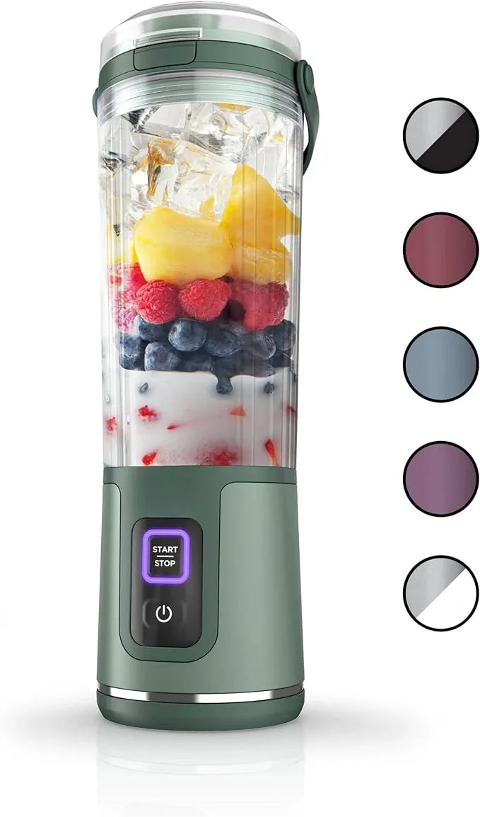USB-C Rechargeable Portable Blender with Dishwasher Safe Parts