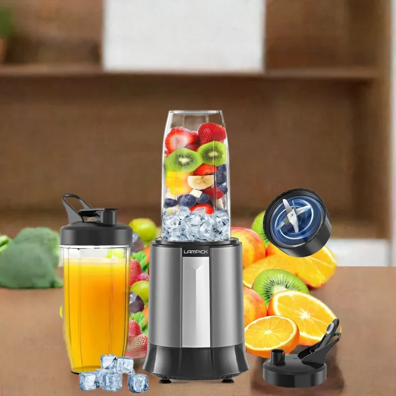 Portable Blender for Smoothies and Shakes And Nutrient Extractions With 2pcs BPA-Free 27 Oz Portable Blender , And To-Go Lids