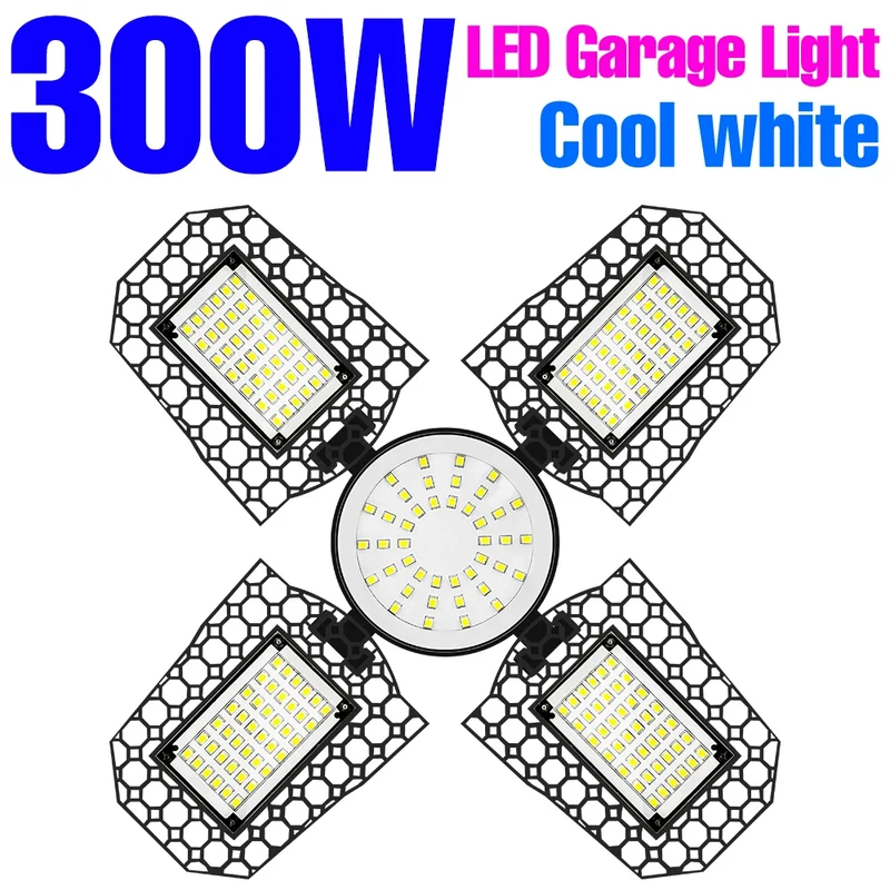 E27 LED Bulb 220V Chandelier E26 Deformable Garage Lamp High Bay Light 110V Barn Lights Bombillas 200W 300W 400W Warehouse Light