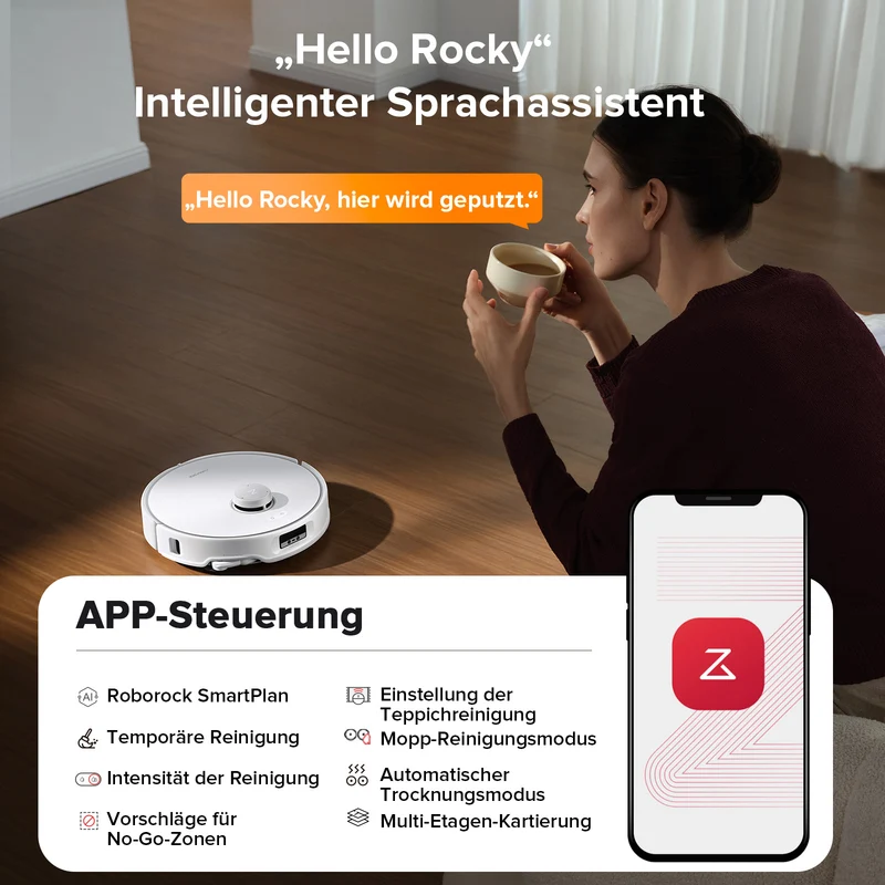 Roborock Qrevo Edge Saugroboter mit Multifunktions-Dockingstation 3.0