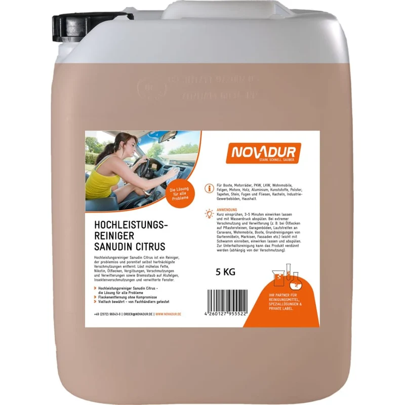 NOVADUR Hochleistungsreiniger Sanudin Citrus