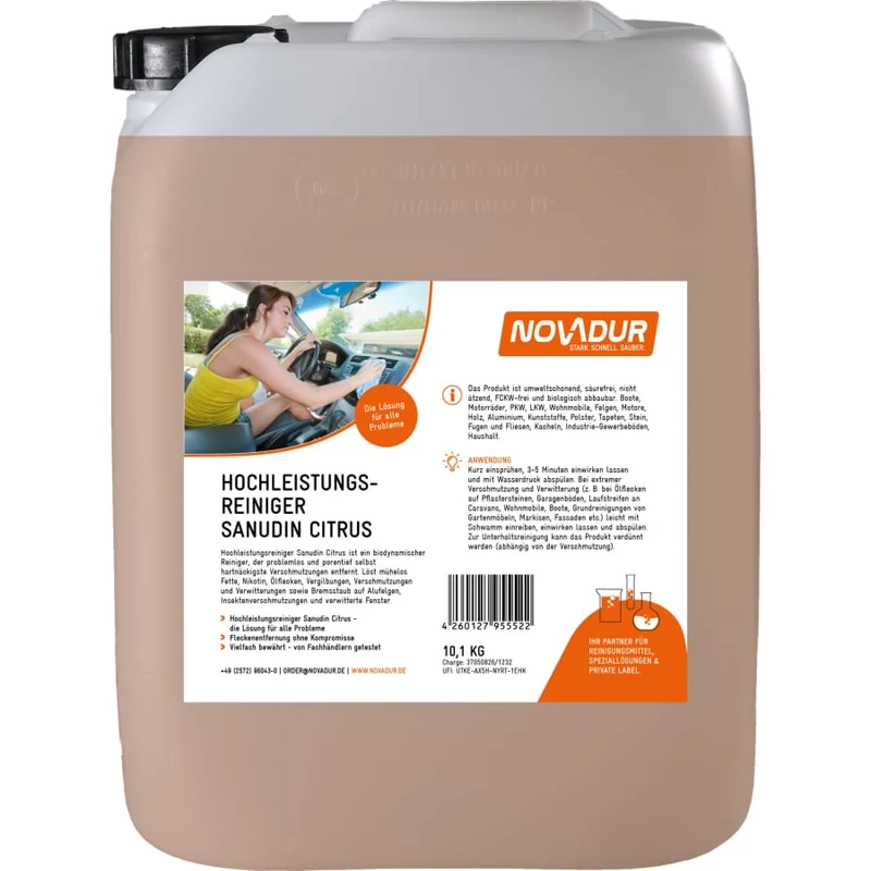 NOVADUR Hochleistungsreiniger Sanudin Citrus
