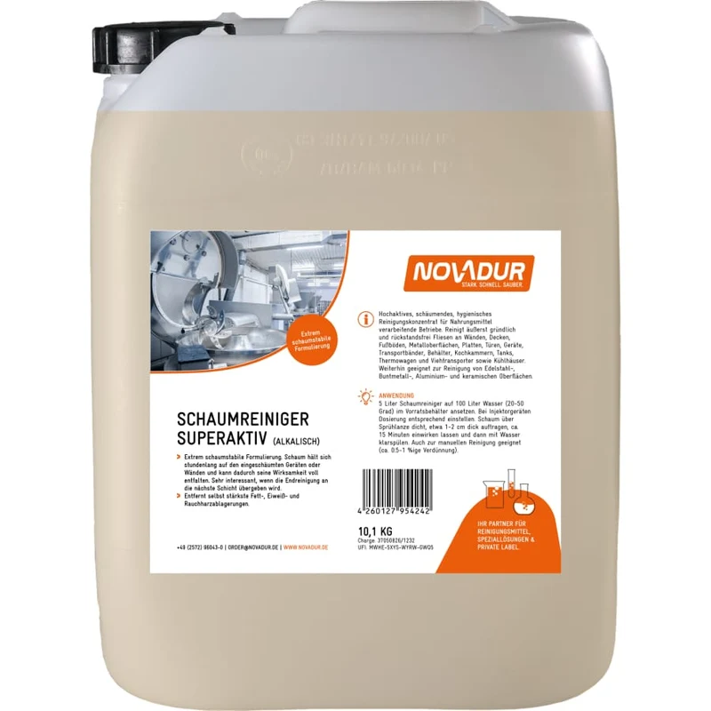 NOVADUR Schaumreiniger Superaktiv Alkalisch