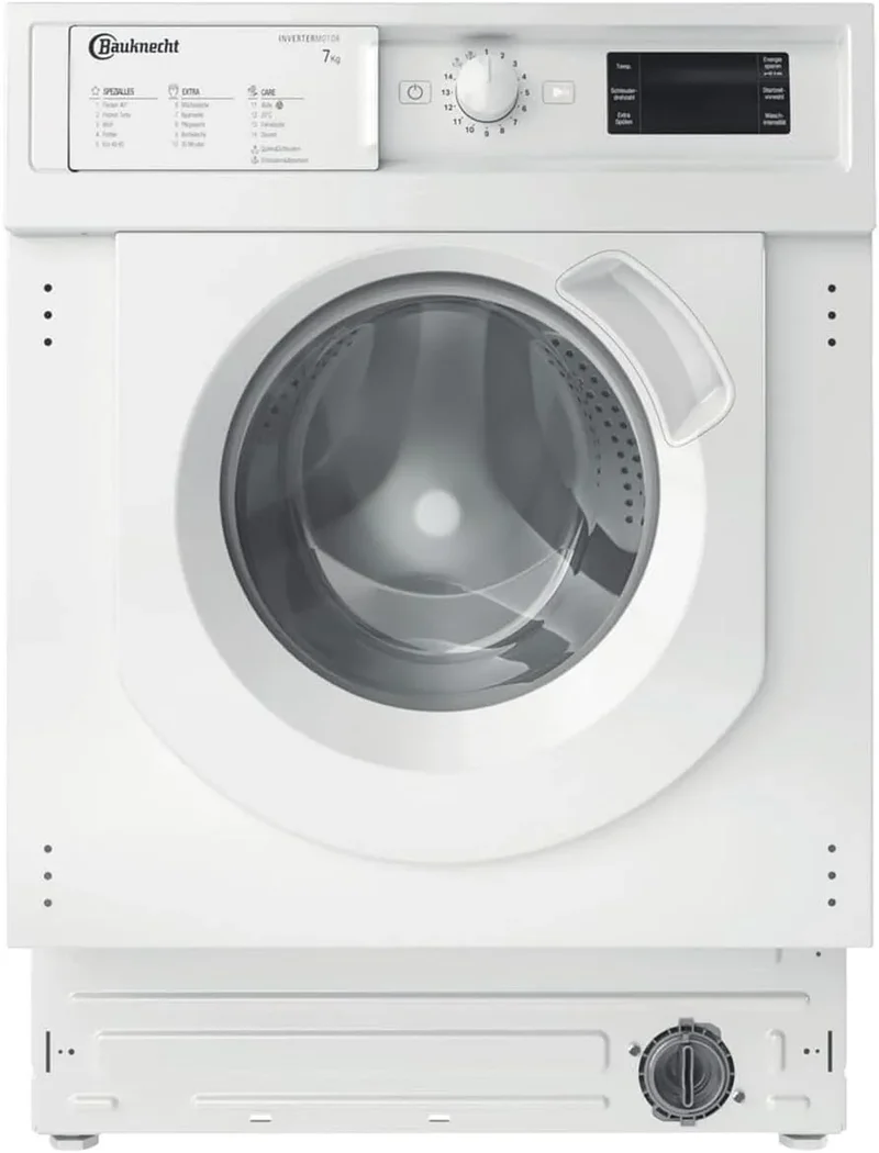 Bauknecht Waschmaschine 71483E Kurz30, Gewicht 7kg, Flecken 40°, BI WMBG DE N Einbau, Turo-Programm, Energy saver, Woolmark Green