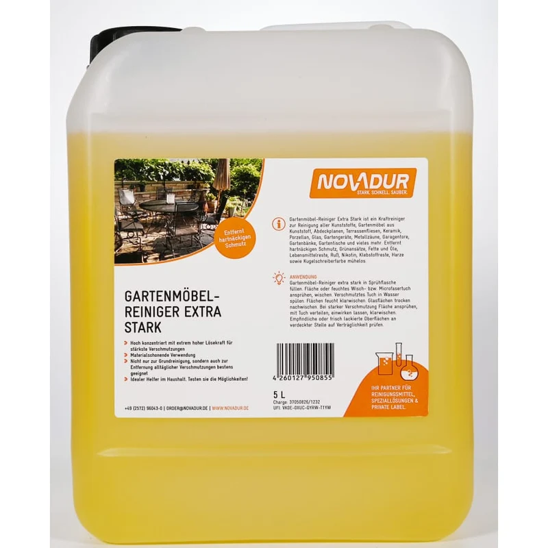 NOVADUR Gartenmöbelreiniger extra stark