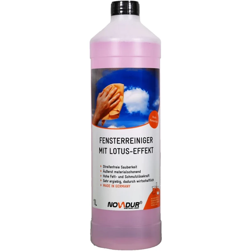 NOVADUR Fensterreiniger mit Lotus-Effekt