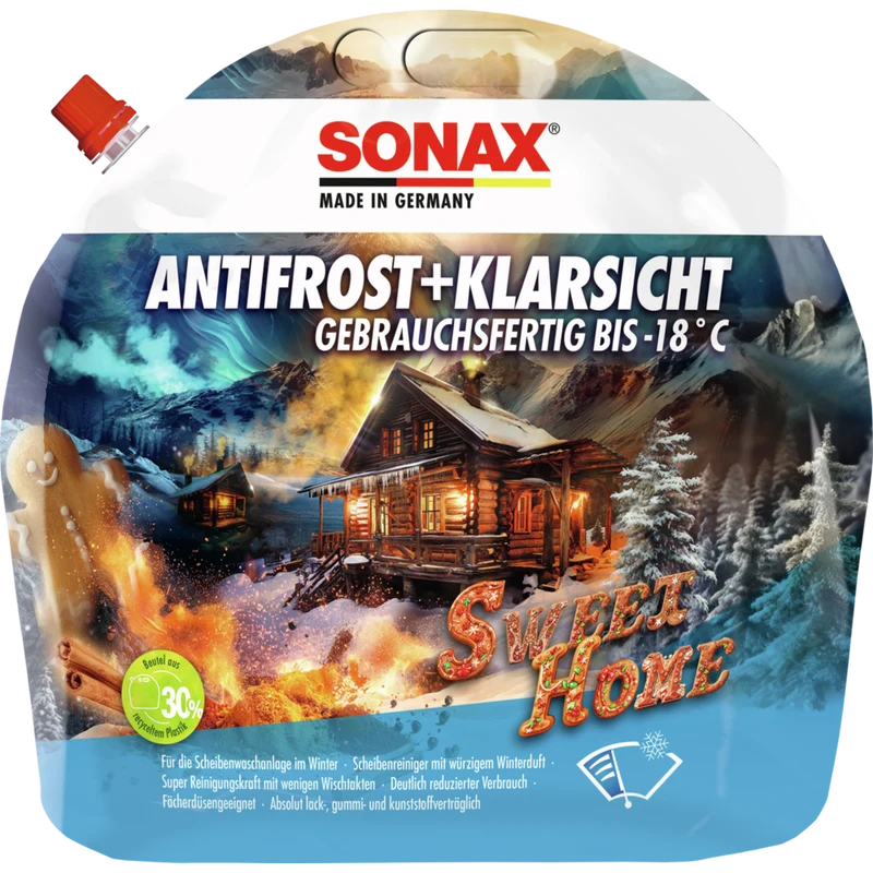 SONAX AntiFrost+KlarSicht bis -18 °C Sweet Home | Beutel (3 l)