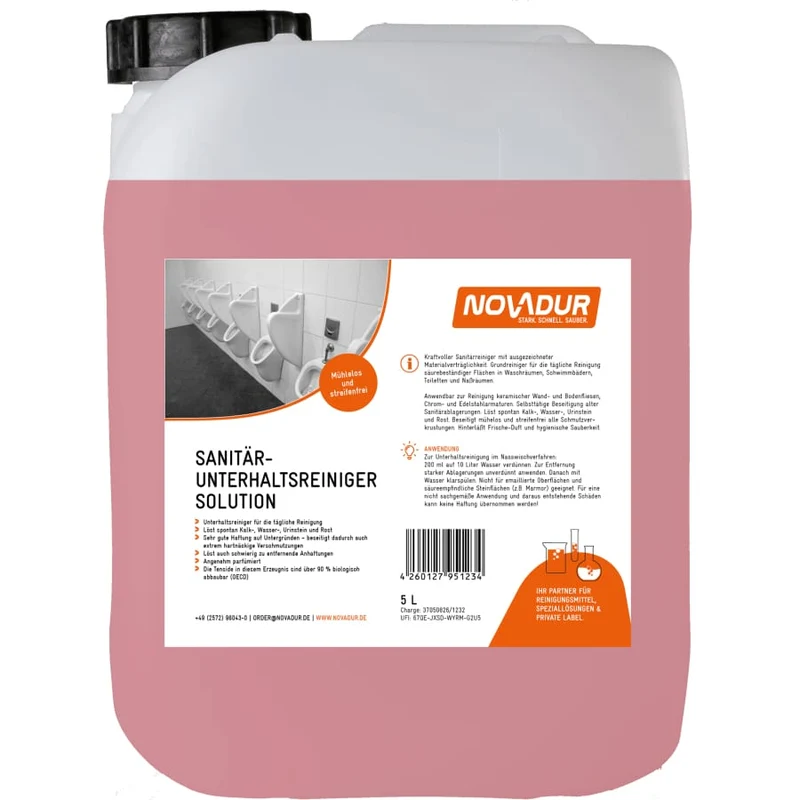 NOVADUR Sanitär-Unterhaltsreiniger Solution