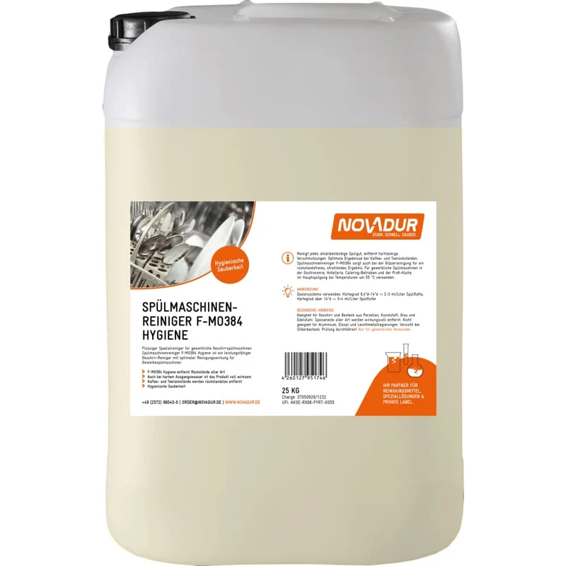 NOVADUR Spülmaschinenreiniger Gastro F-MO384 Hygiene