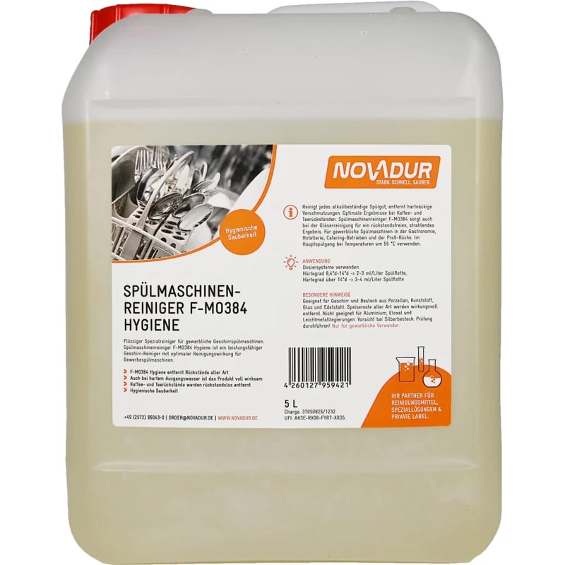NOVADUR Spülmaschinenreiniger Gastro F-MO384 Hygiene