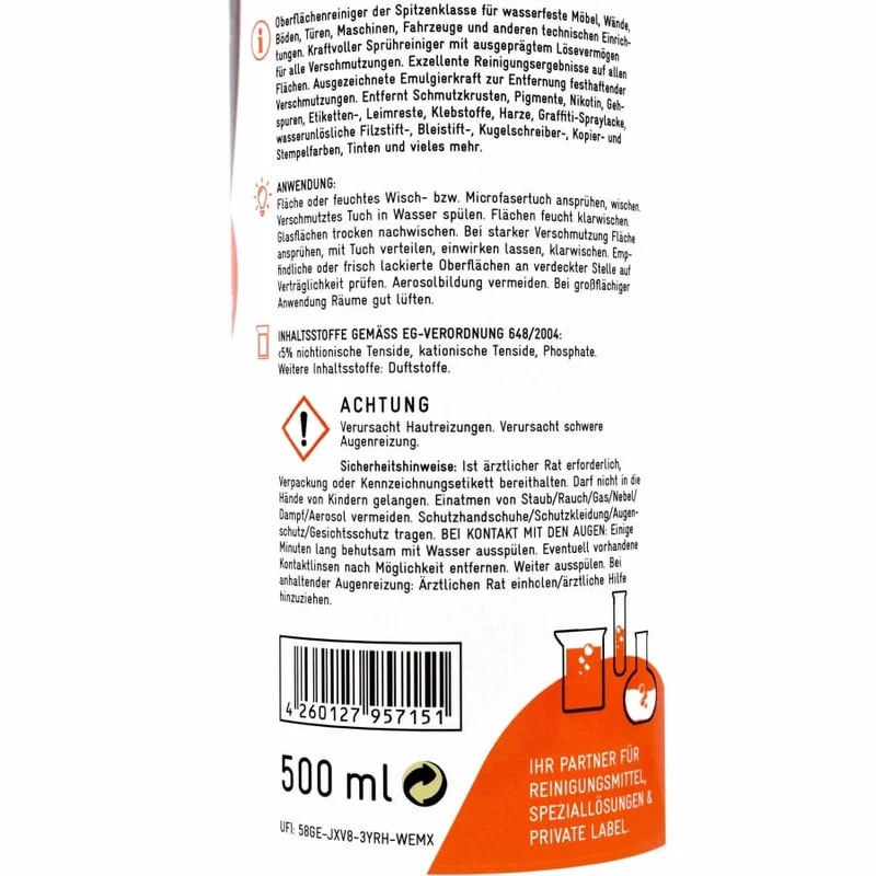 NOVADUR Sprühreiniger Mephisto Power-Clean