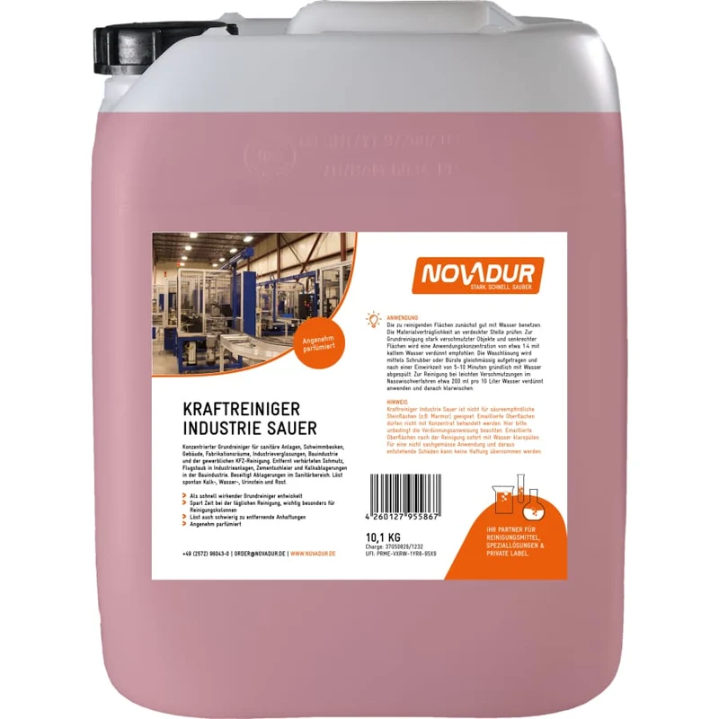 NOVADUR Kraftreiniger Industrie Sauer
