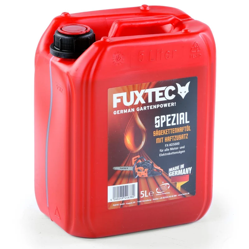 B-WARE FUXTEC Sägekettenhaftöl mit Haftzusatz Kettenöl 5 L