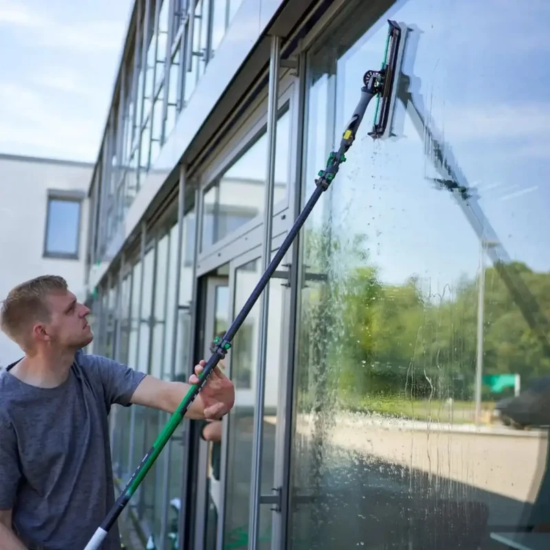Unger nLite PowerPad Griff + Microfaser-Reinigungspad PWH