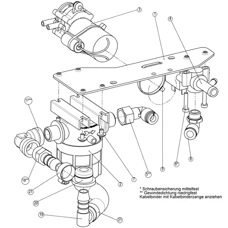 Wetrok Magnetventil 2/2 G1/4" für Mambo 50025