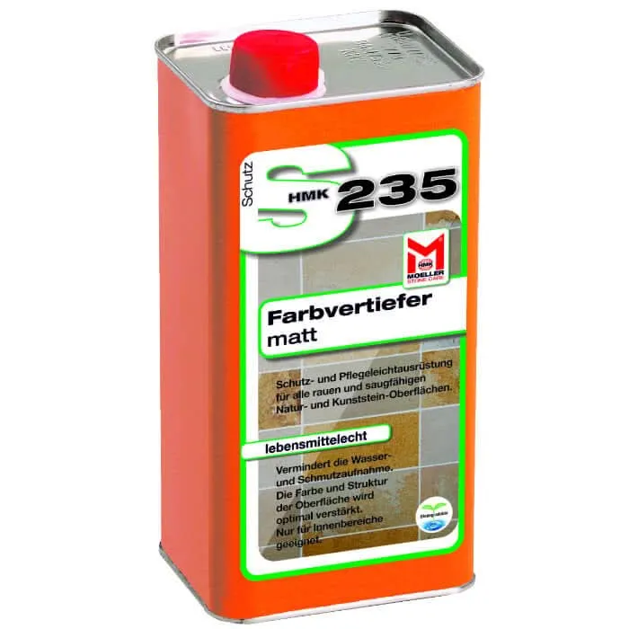 HMK S235 Farbvertiefer - 5 l Steinversiegelung mit mattem Glanz