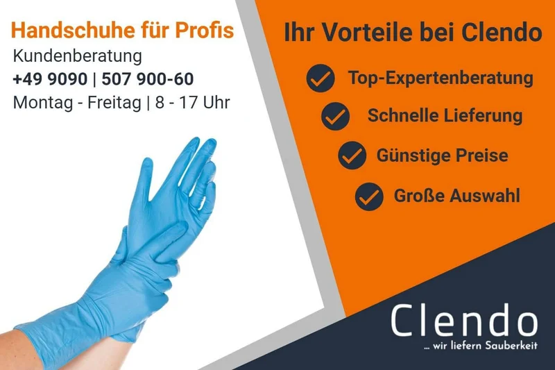 Hygostar Vinyl-Handschuhe "Ideal" 100 Stück