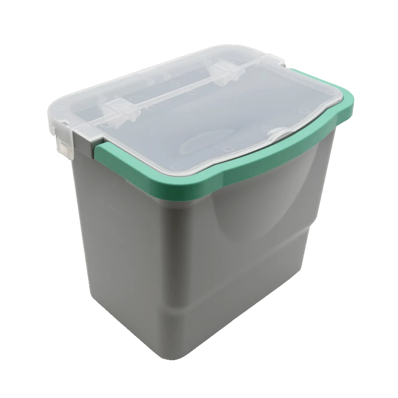 305026 Eimer 6 Liter, grau, grüner Henkel (PRO) SPRiNTUS