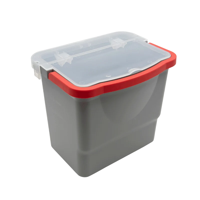305025 Eimer 6 Liter, grau, roter Henkel (XL, PRO) SPRiNTUS