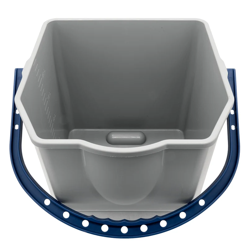 301186 Eimer 25 Liter, grau, blauer Henkel (CombiX) SPRiNTUS