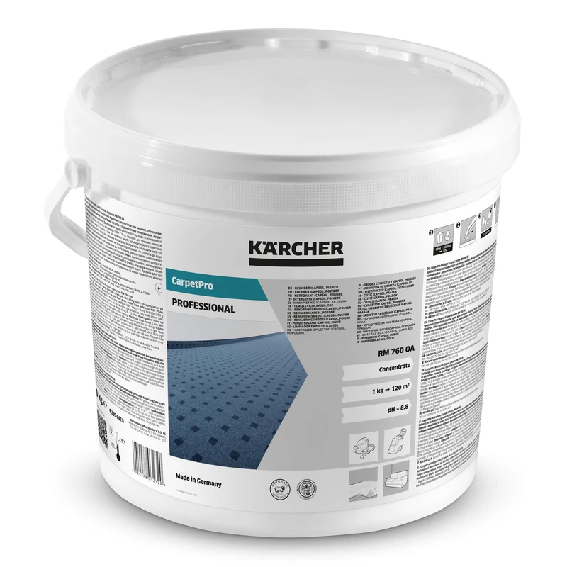 CarpetPro Reiniger iCapsol, Pulver RM 760 OA, phosphatfrei