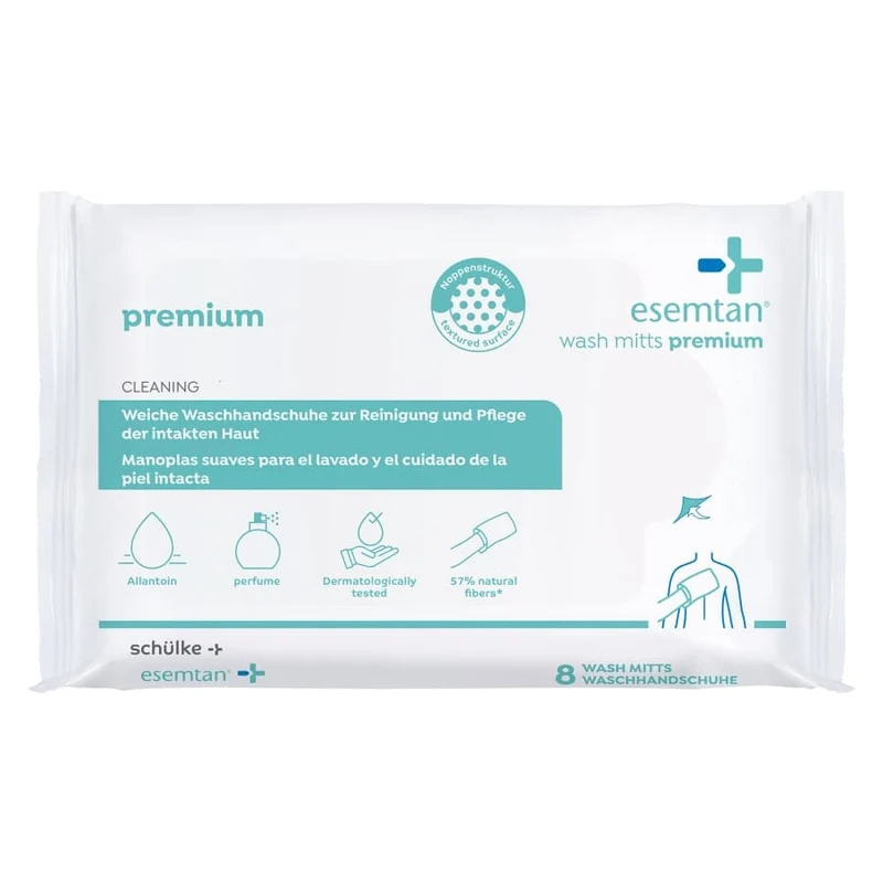 Schülke esemtan wash mitts premium Waschhandschuhe ohne Wasser