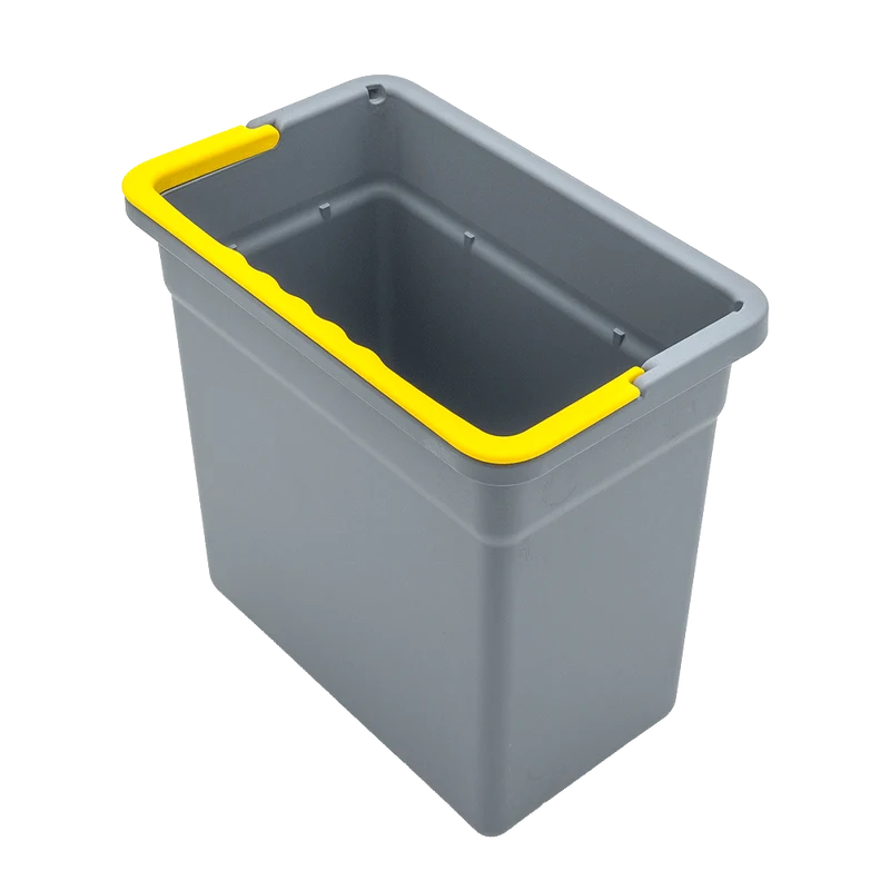 306540 Eimer 5 Liter, grau, gelber Henkel für VariX ZERO SPRiNTUS