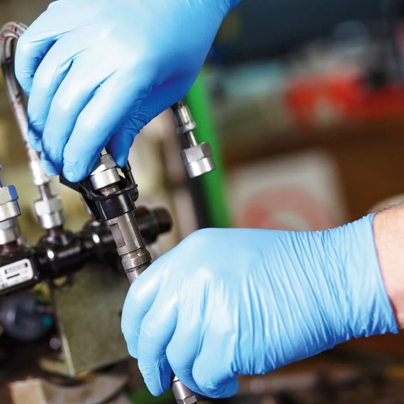 Hygonorm "Safe Fit" Nitril-Handschuhe Blau 200 Stück