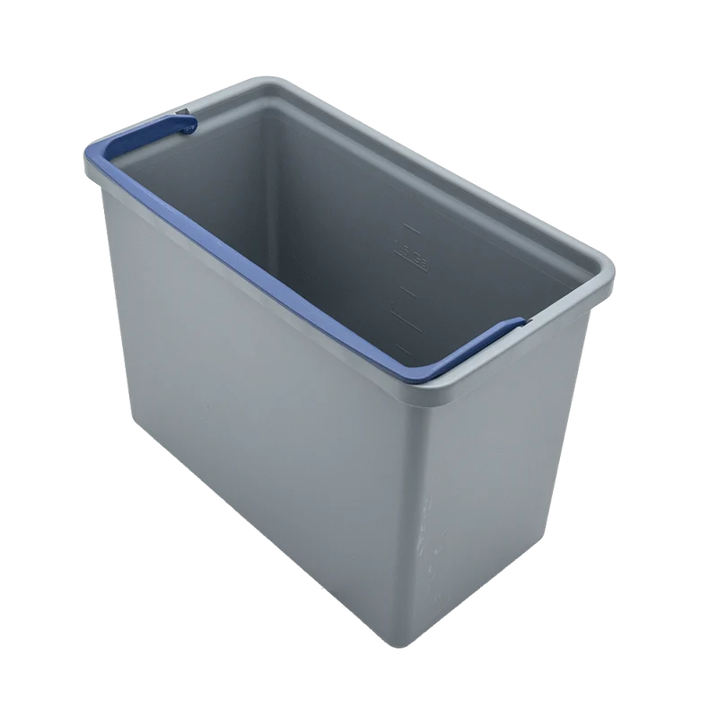 306535 Eimer 7 Liter, grau, blauer Henkel für VariX ZERO SPRiNTUS