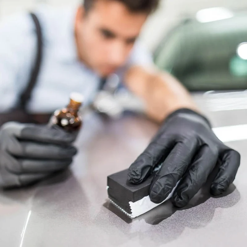 Hygostar "Safe Light" Nitril-Handschuhe Schwarz 100 Stück