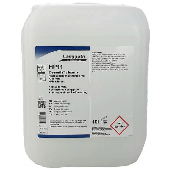 Langguth HP11 Desmila Clean Waschlotion 10l