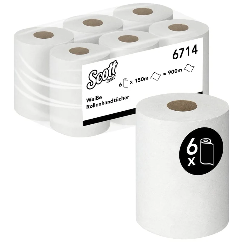 Scott Universal Slimroll Handtuchrolle, 1-lagig, 150 m