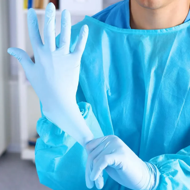 Hygostar Nitril-Handschuhe Safe Super Stretch Blau 100 Stück